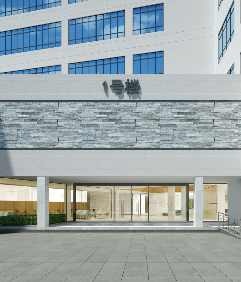 至純科技啟東園區辦公設計裝修 建筑外觀(guān)-pc